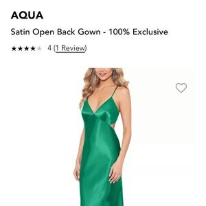 Aqua Emerald Gown
